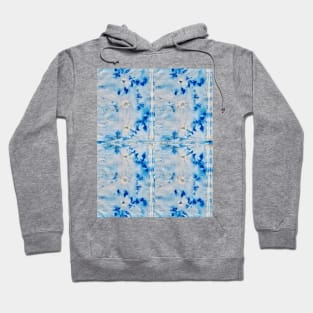 Shibori running Late by Artist Salzano Hoodie